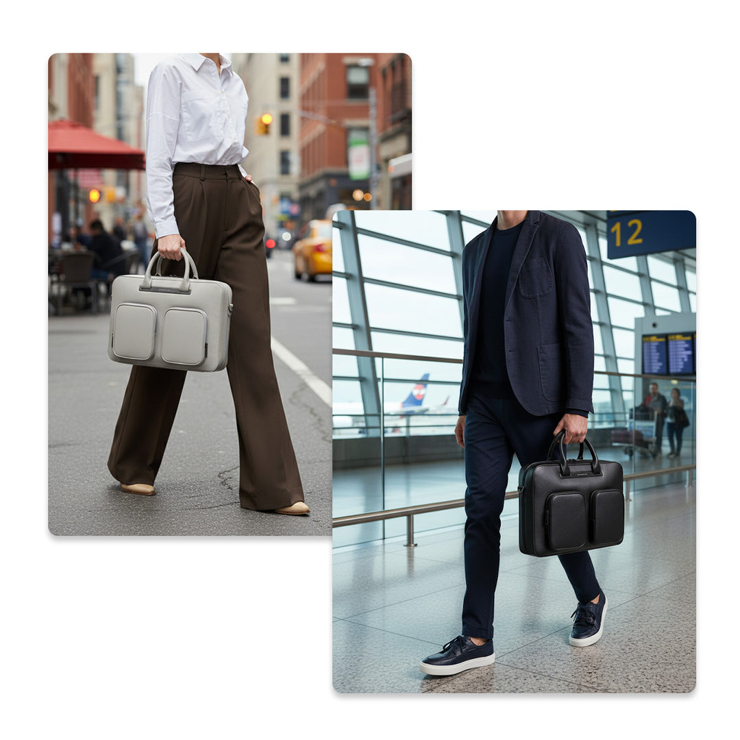 Maverick & Co. - Axis Leather Briefcase
