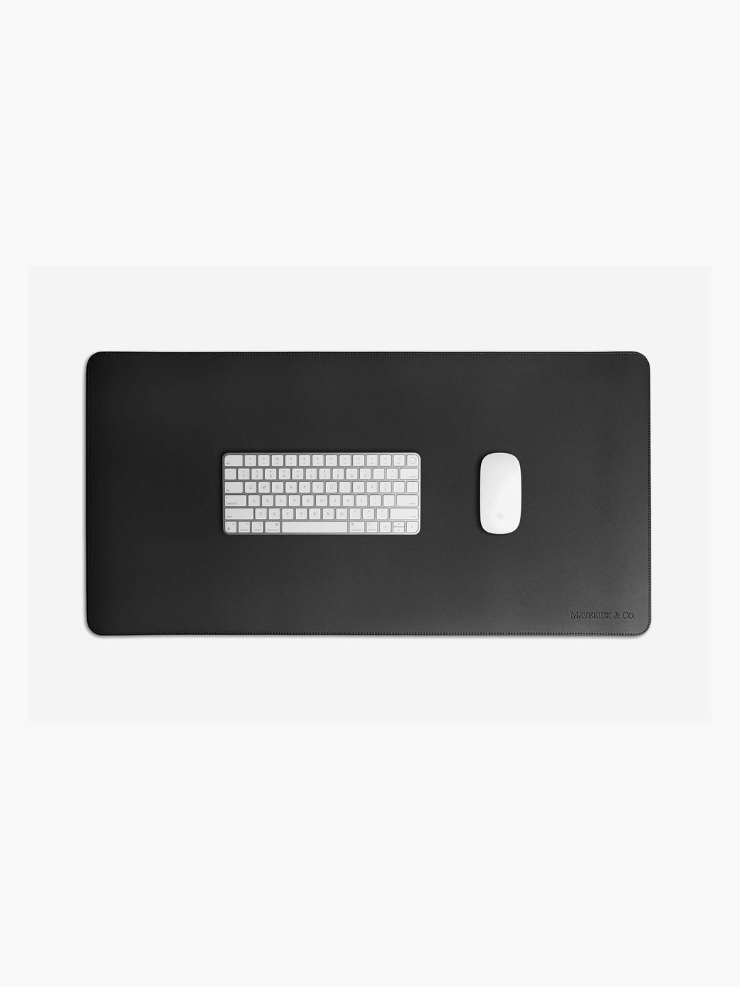 Maverick & Co. - Aspire Leather Desk Mat #color_black