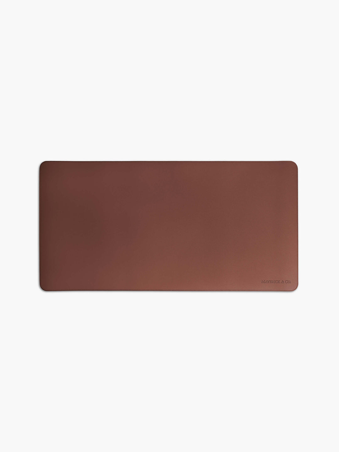 Maverick & Co. - Aspire Leather Desk Mat #color_brown