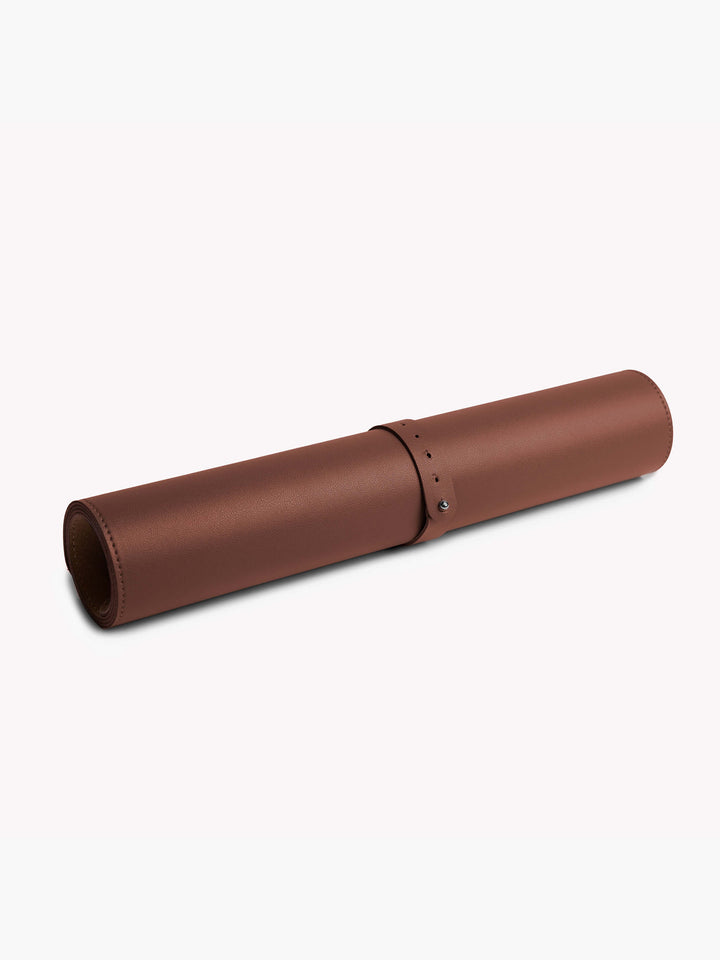 Maverick & Co. - Aspire Leather Desk Mat #color_brown