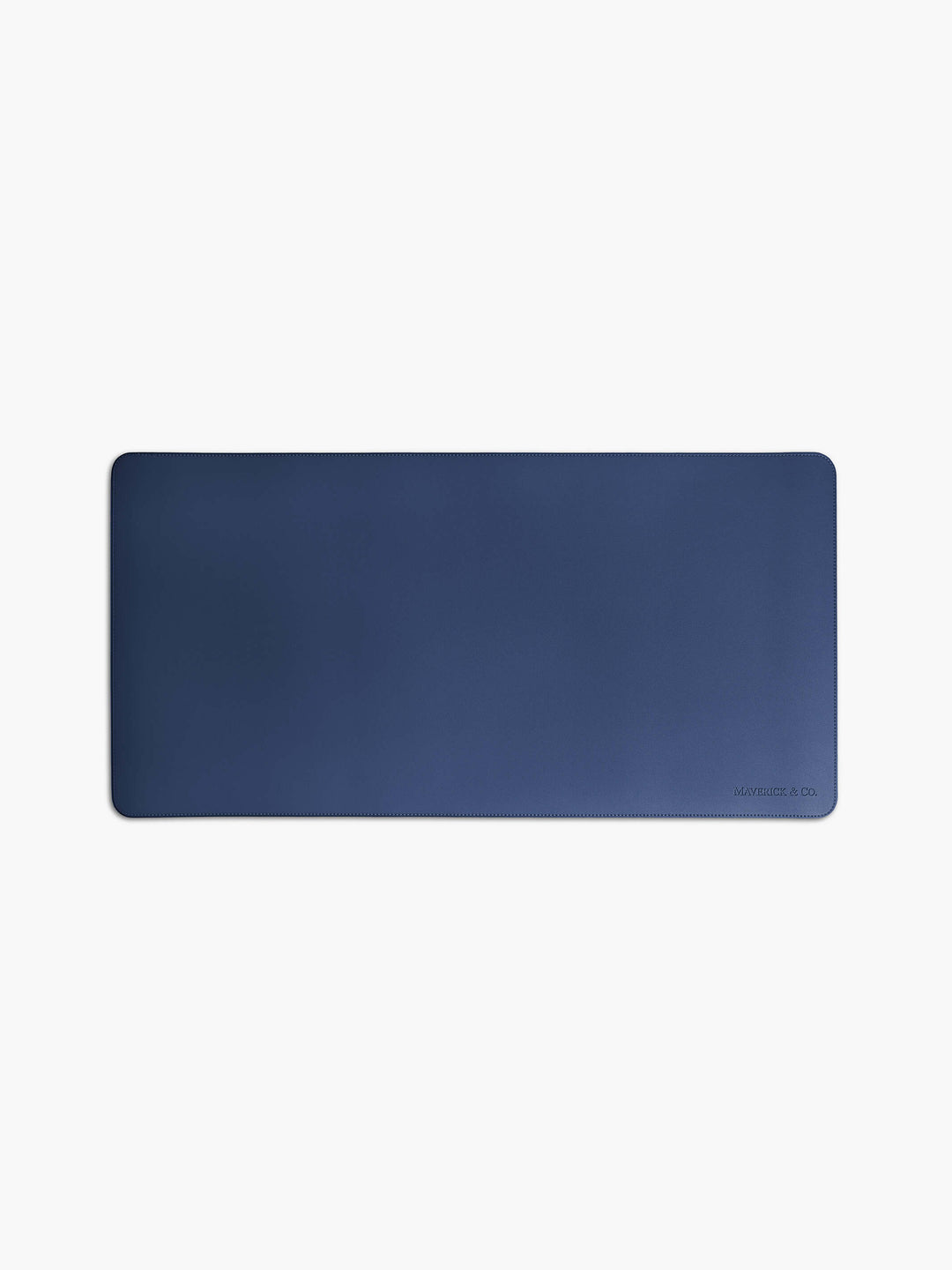 Maverick & Co. - Aspire Leather Desk Mat #color_navy