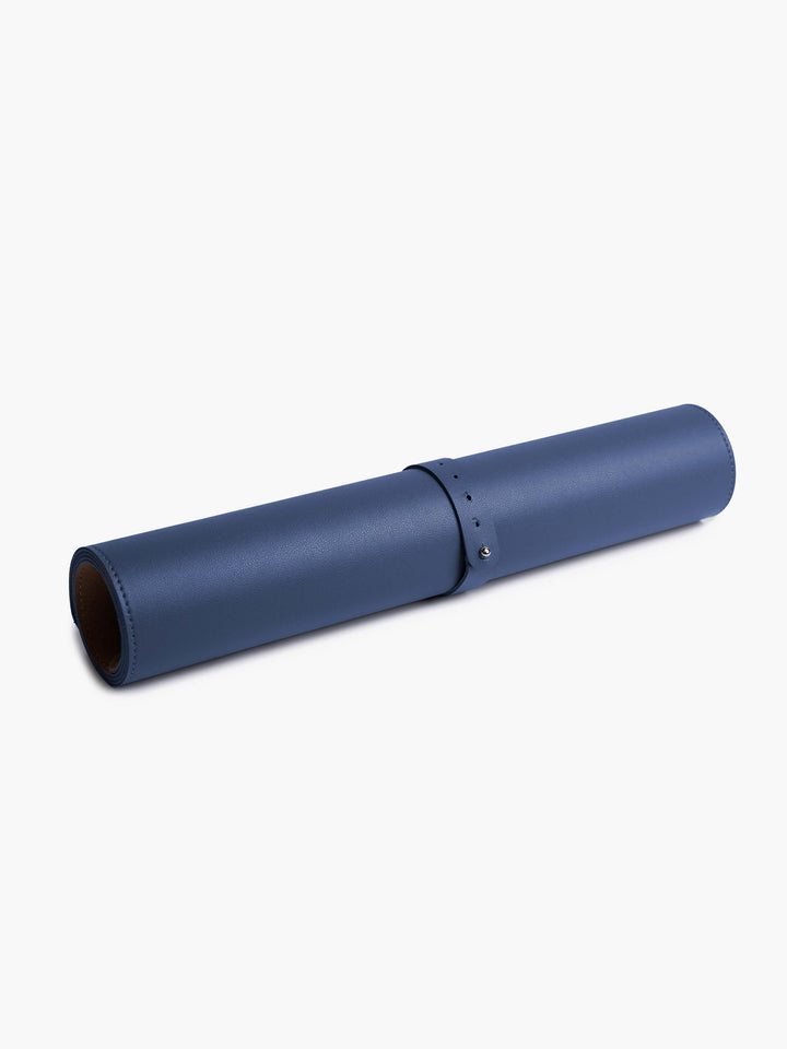 Maverick & Co. - Aspire Leather Desk Mat #color_navy