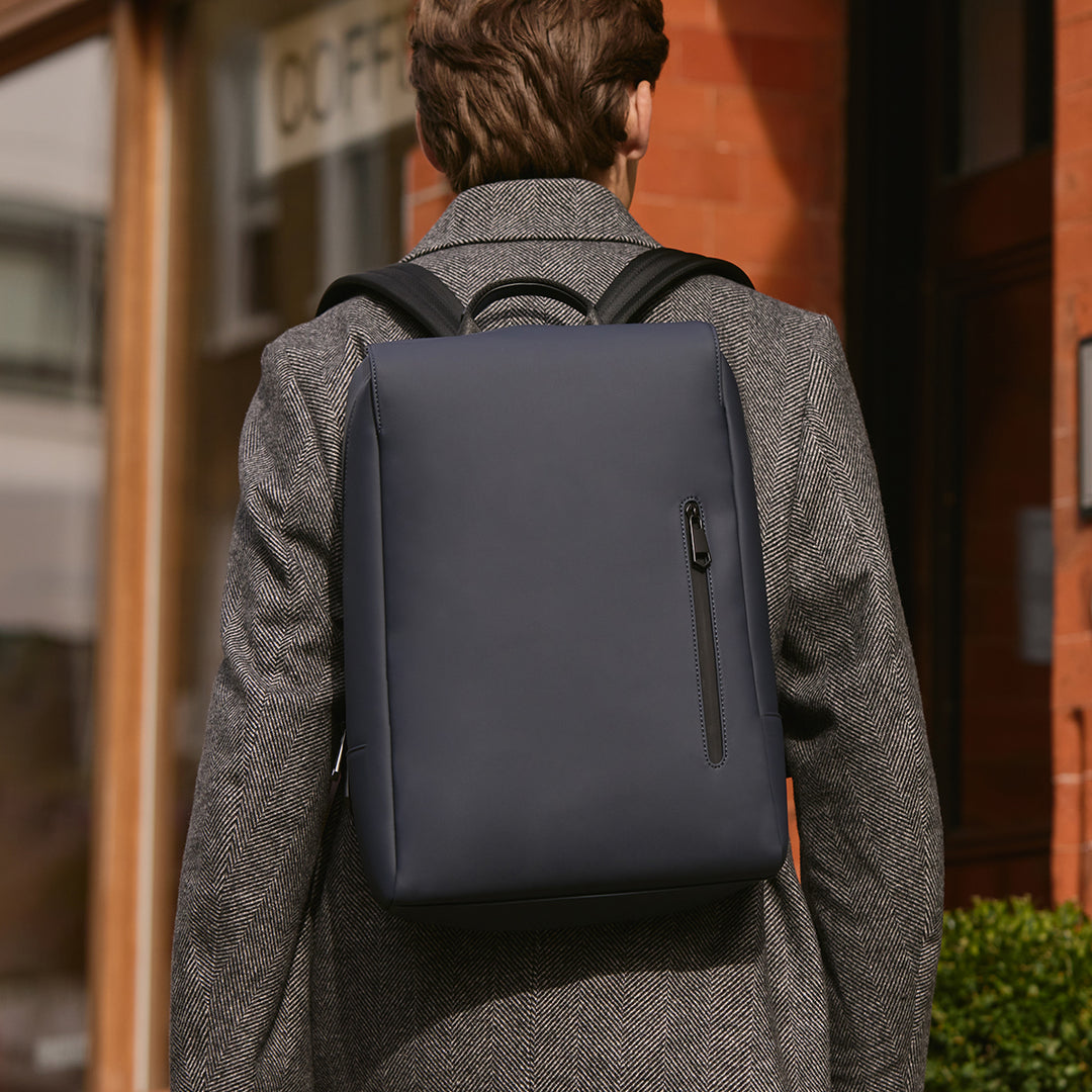 Maverick & Co. lightweight work backpack with breathable back panel and padded straps for all-day comfort