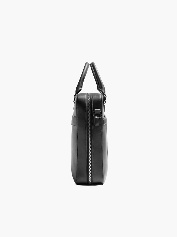 Maverick & Co. - Delta Leather Briefcase #color_black