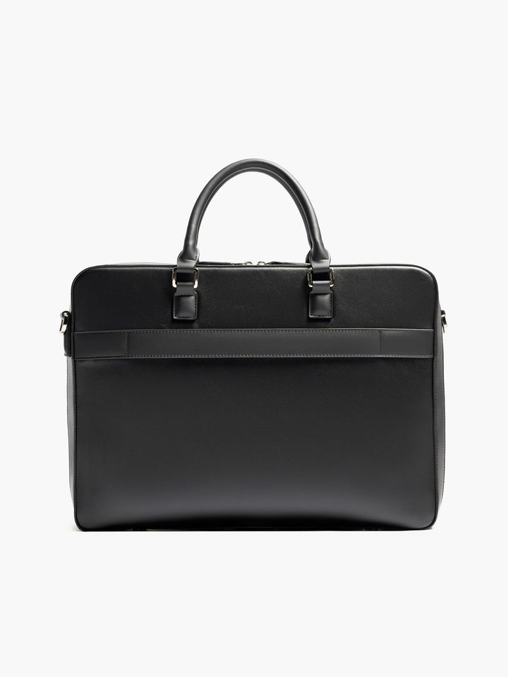 Maverick & Co. - Delta Leather Briefcase #color_black