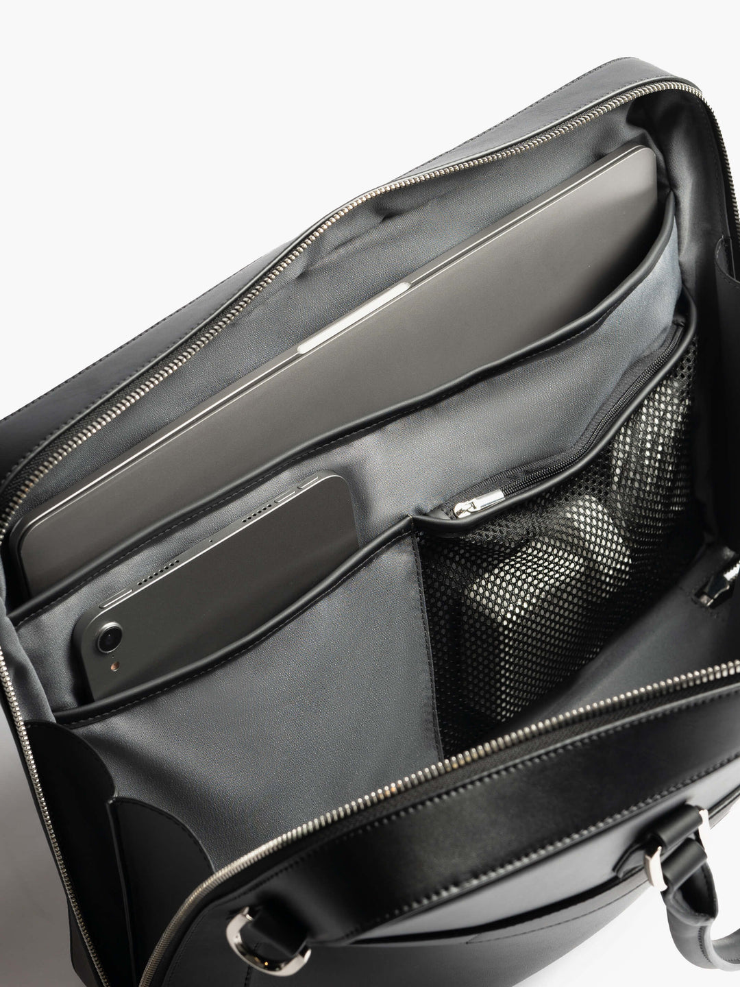 Maverick & Co. - Delta Leather Briefcase #color_black
