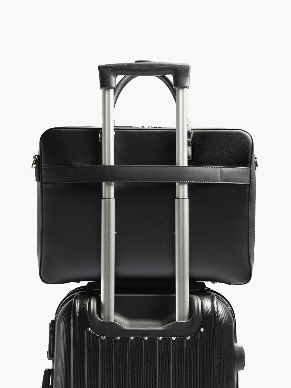 Maverick & Co. - Delta Leather Briefcase #color_black