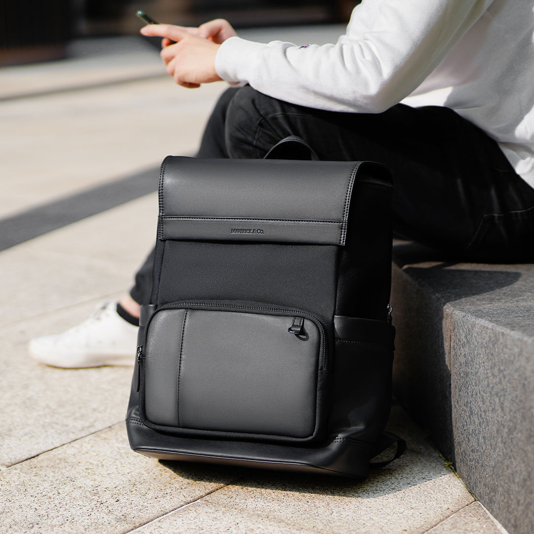 Maverick & Co. Maximus All-day Backpack made with durable sturdy and water-resistant material for everyday professional use