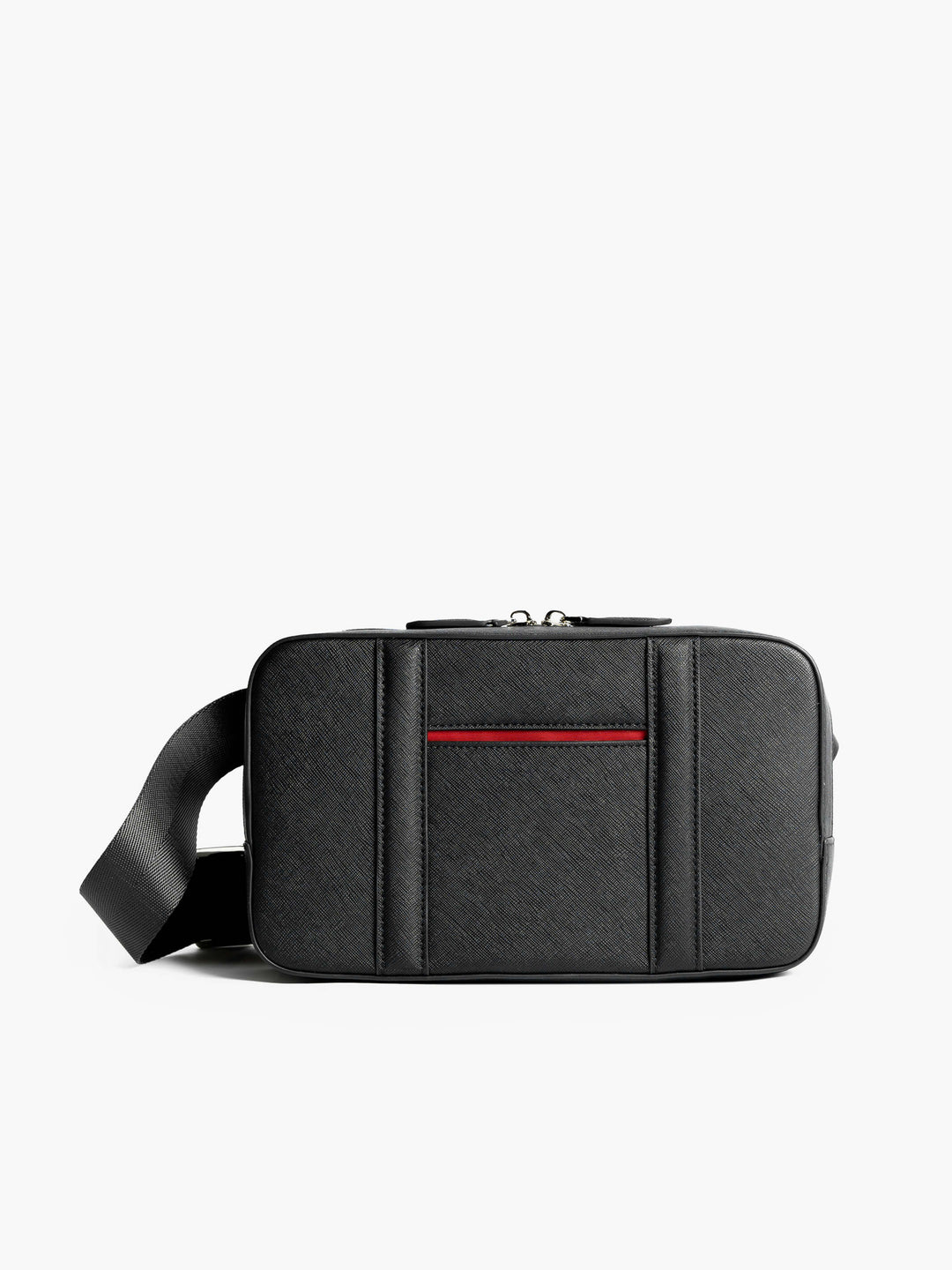 Maverick & Co. - Manhattan Leather Sling Bag #color_grey