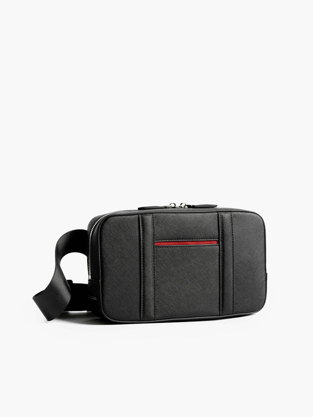 Maverick & Co. - Manhattan Leather Sling Bag #color_grey