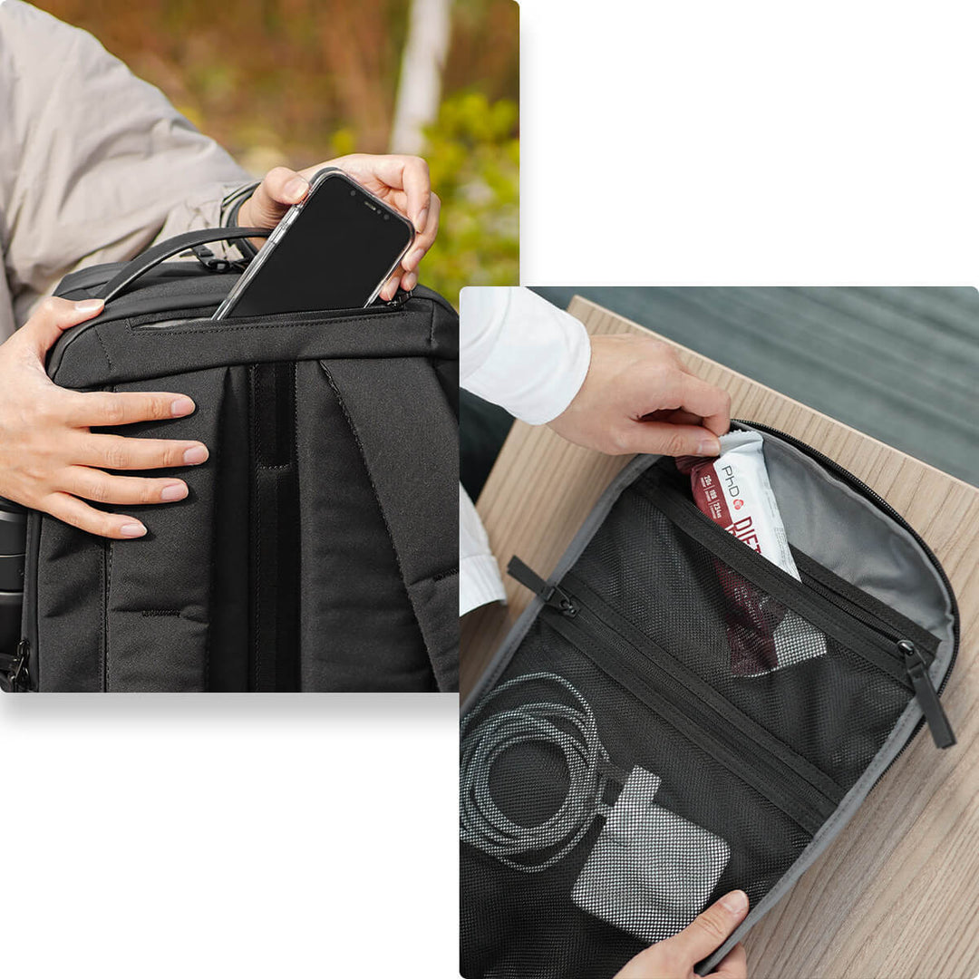 Maverick & Co. - ProActive Waterproof Business Backpack #color_black