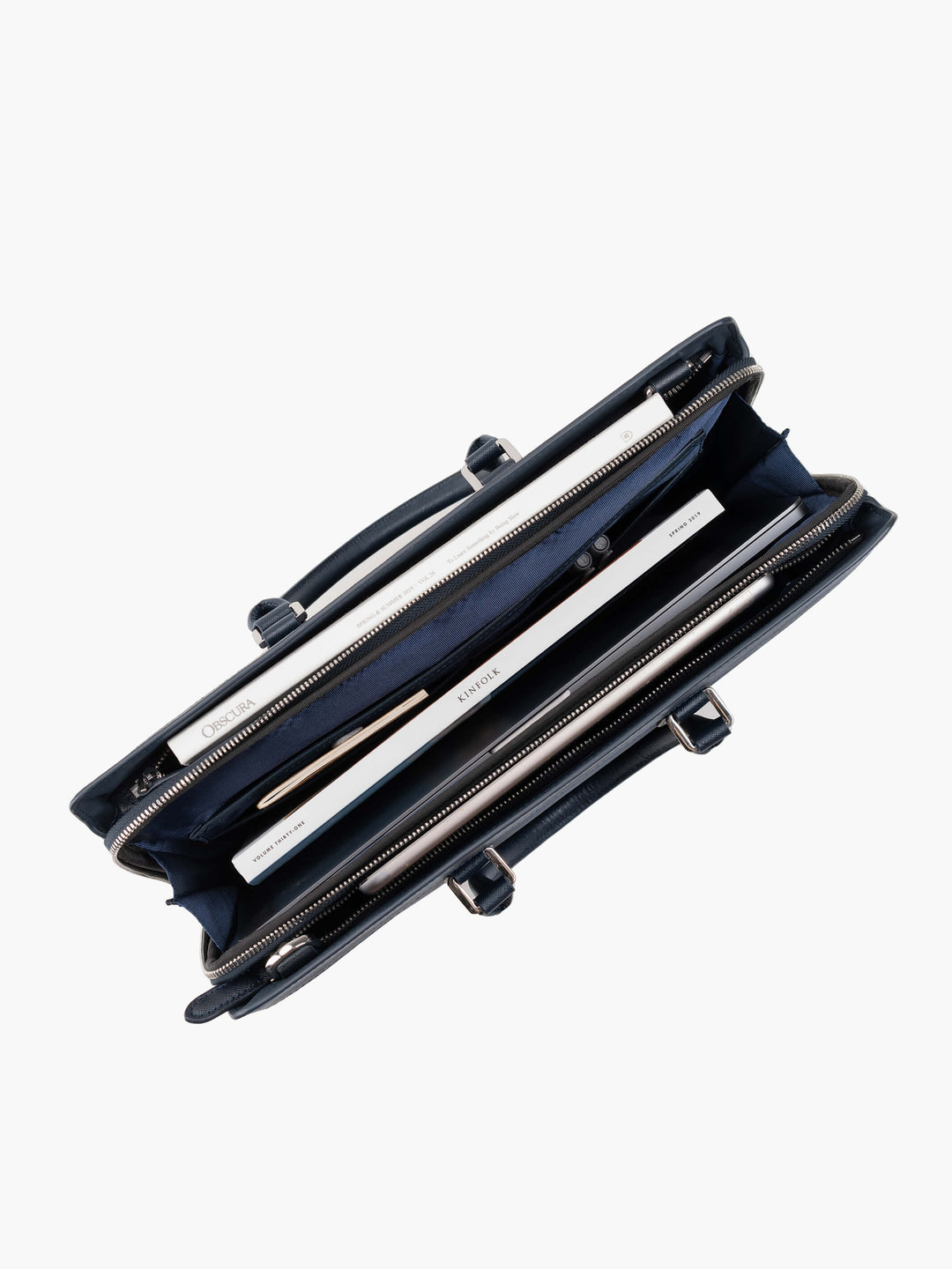 Maverick & Co. - Alpha Leather-Trimmed Briefcase