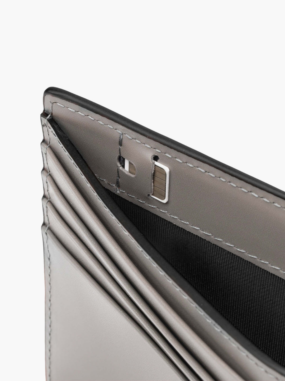 Maverick & Co. - Cosmopolitan Slim Leather Wallet #color_black-grey