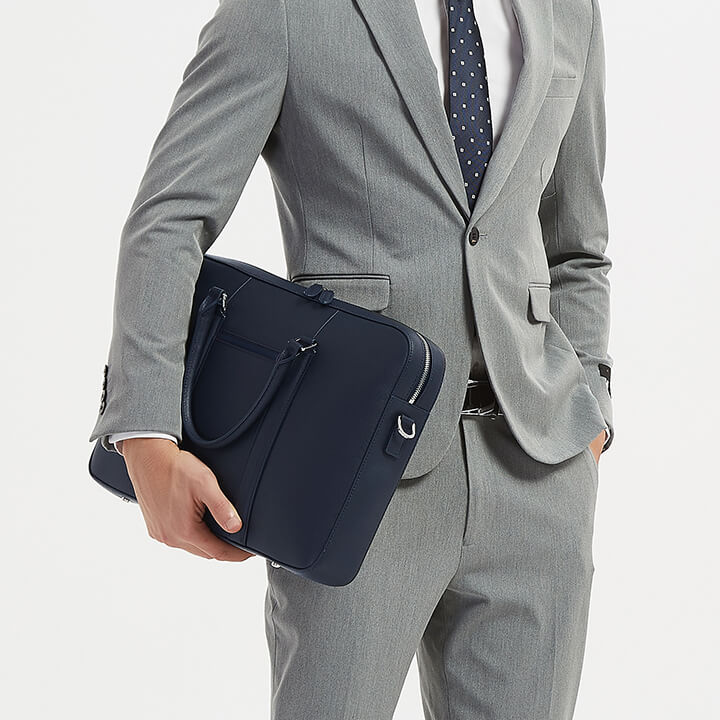 Maverick & Co. - Manhattan Monochrome Leather Briefcase
