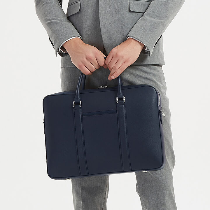 Maverick & Co. - Manhattan Monochrome Leather Briefcase