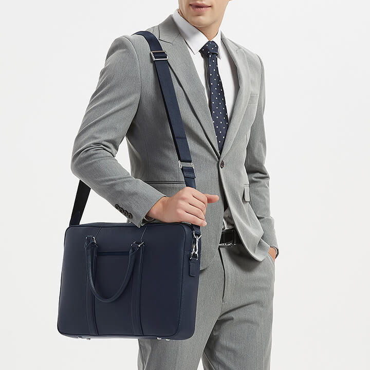 Maverick & Co. - Manhattan Monochrome Leather Briefcase