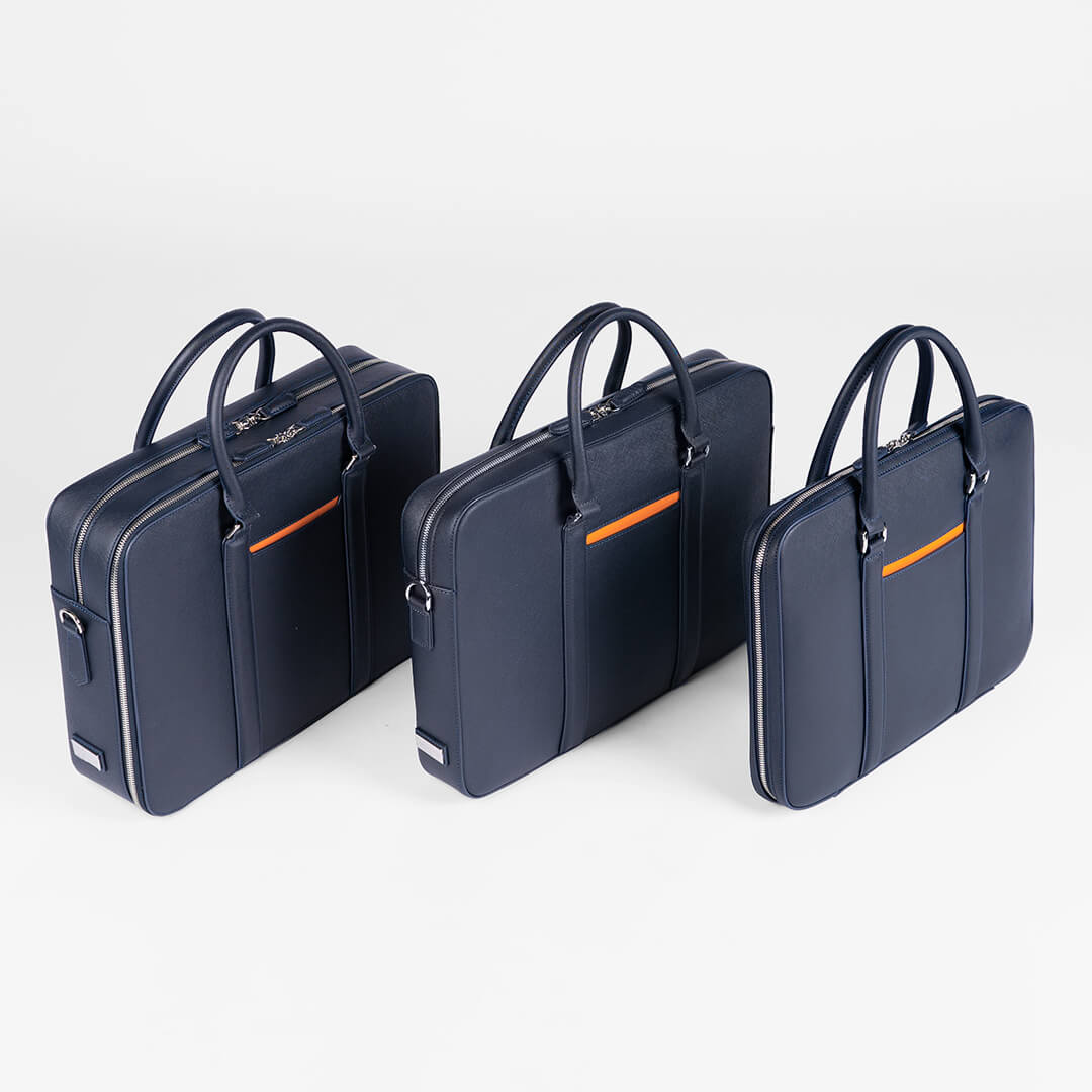 Maverick & Co. - Manhattan Slim Leather Briefcase