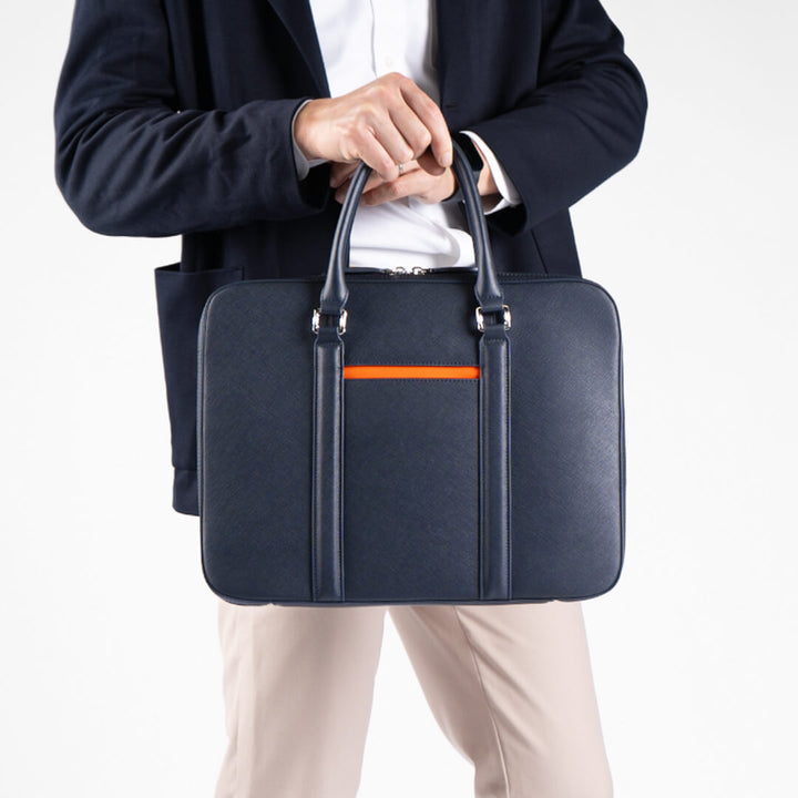 Maverick & Co. - Manhattan Slim Leather Briefcase