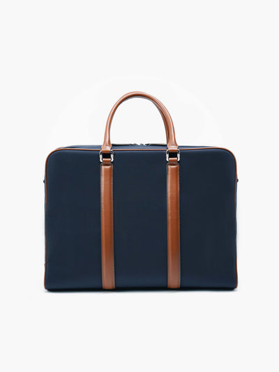 Maverick & Co. - Odyssey Double-Zip Briefcase #color_navy