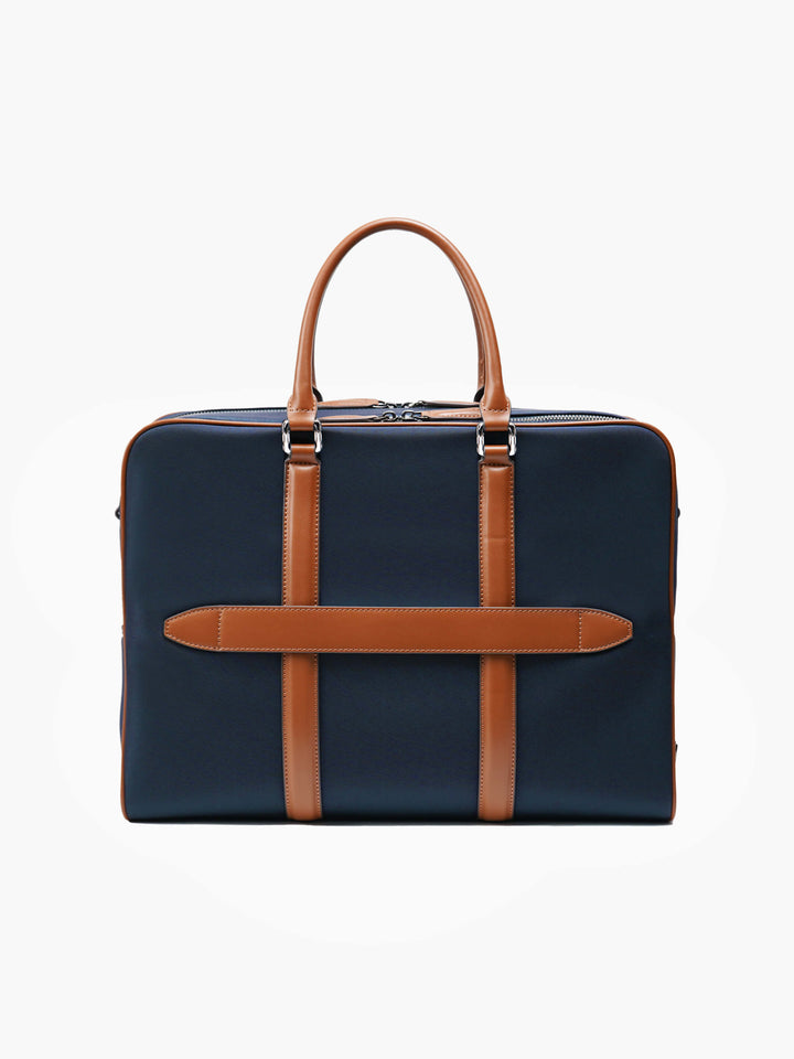 Maverick & Co. - Odyssey Double-Zip Briefcase #color_navy