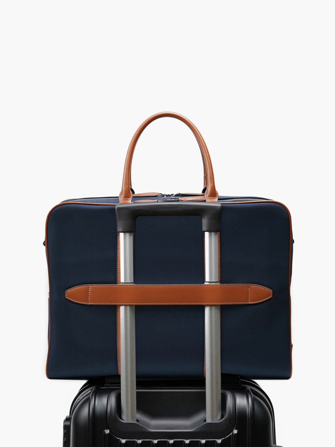 Maverick & Co. - Odyssey Double-Zip Briefcase #color_navy