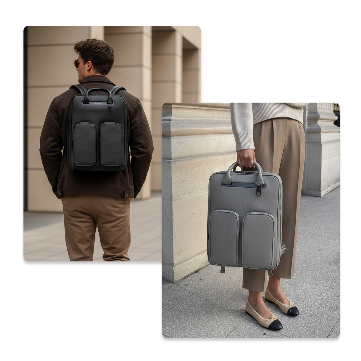 Maverick & Co. - Axis Leather Backpack