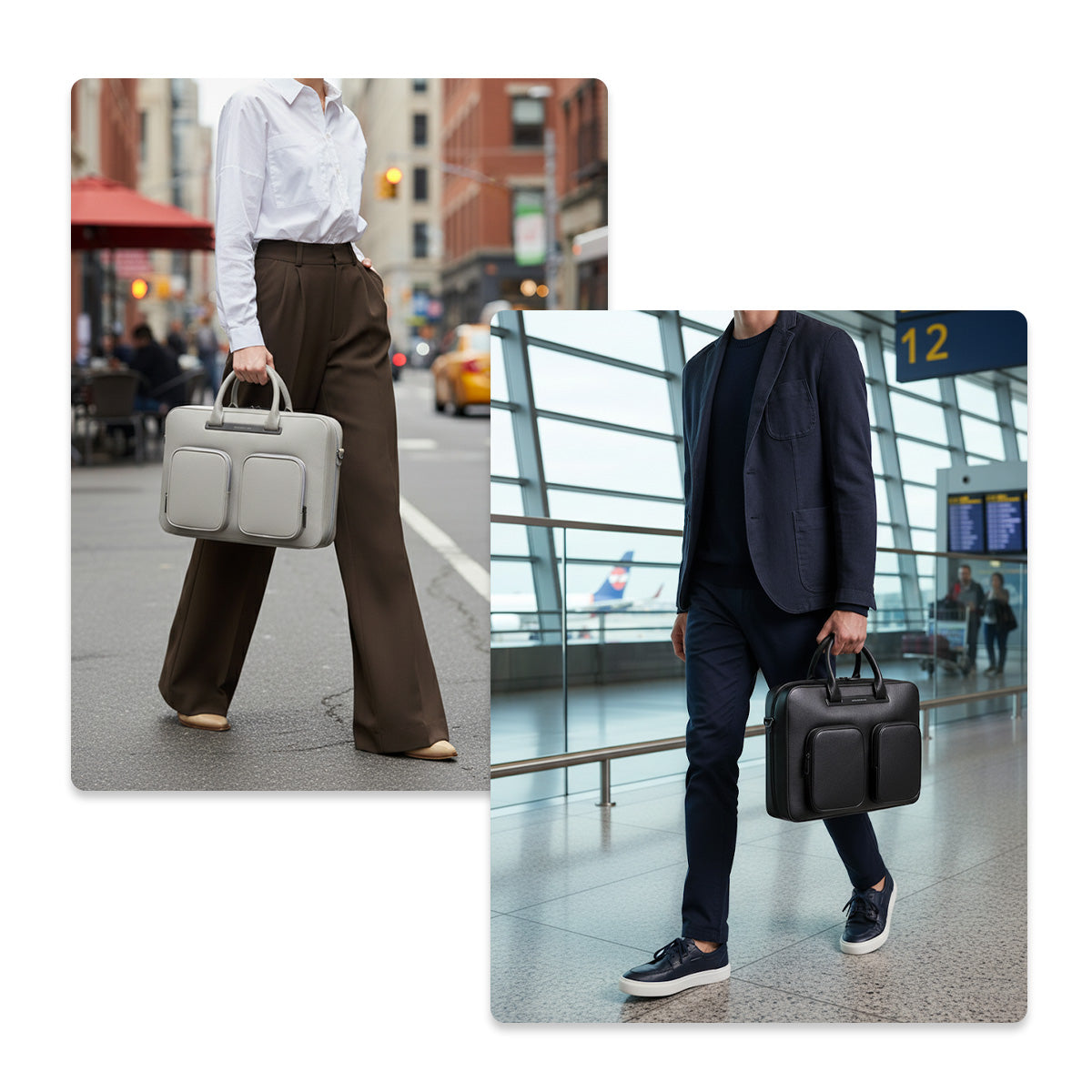 Maverick & Co. - Axis Leather Briefcase