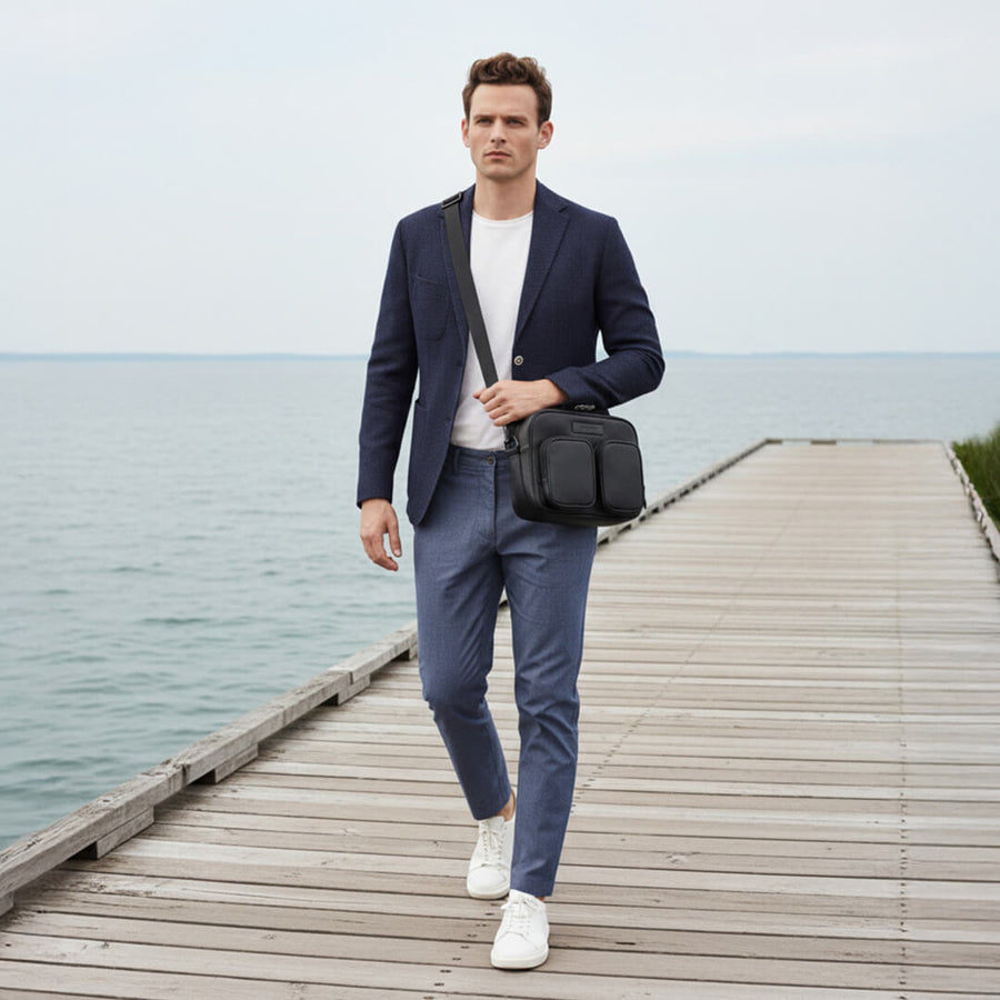 Maverick & Co. - Axis Leather Messenger