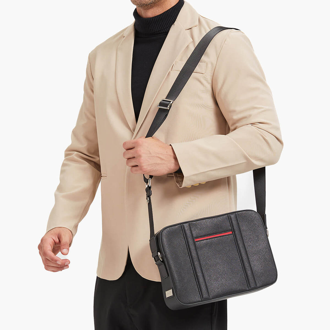 Maverick & Co. - Manhattan Leather Messenger Bag