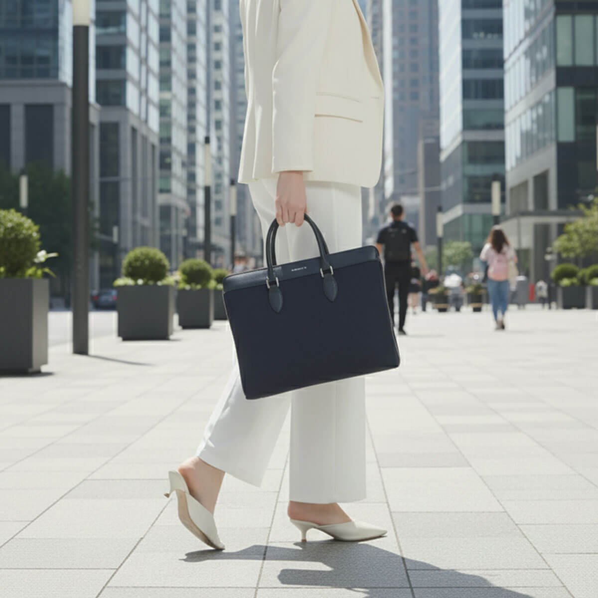 Alpha レザートリムブリーフケース – Maverick & Co.