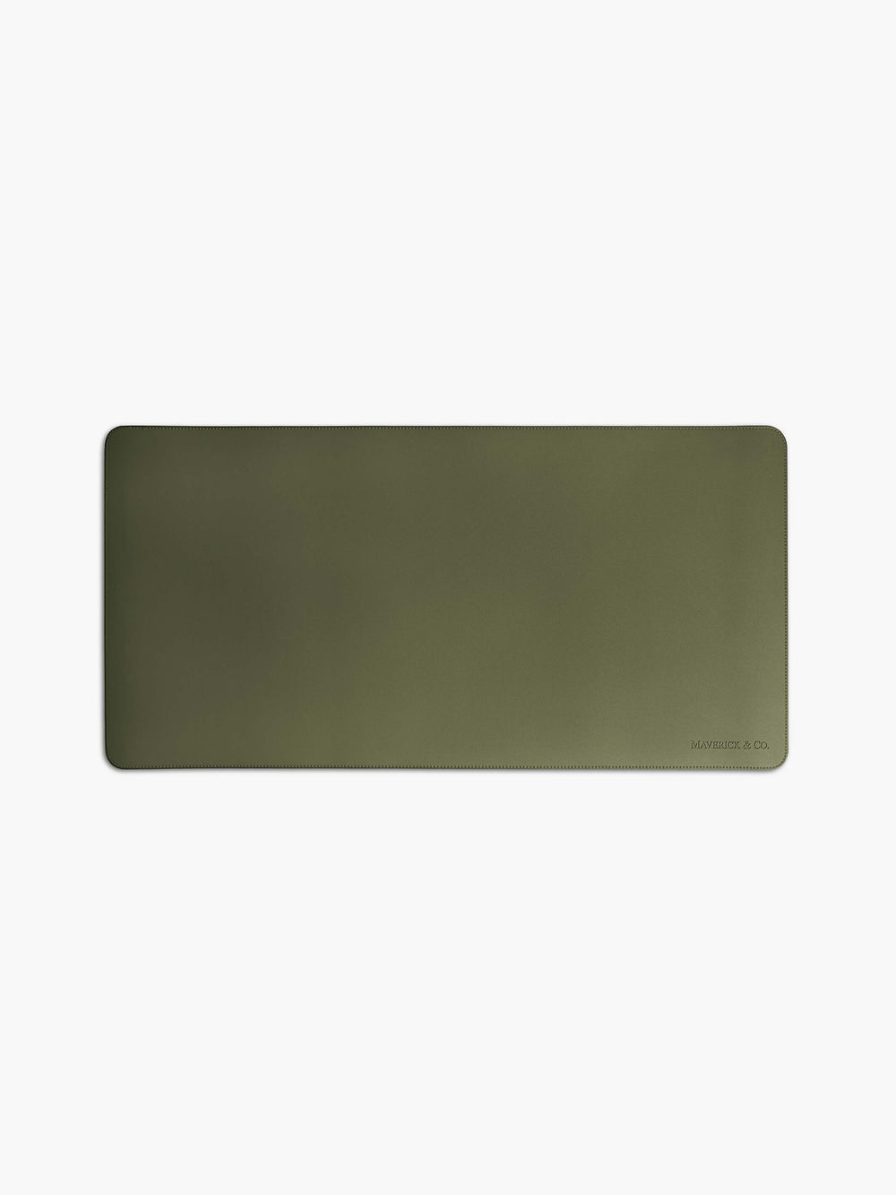 Maverick & Co. - Aspire Leather Desk Mat #color_green