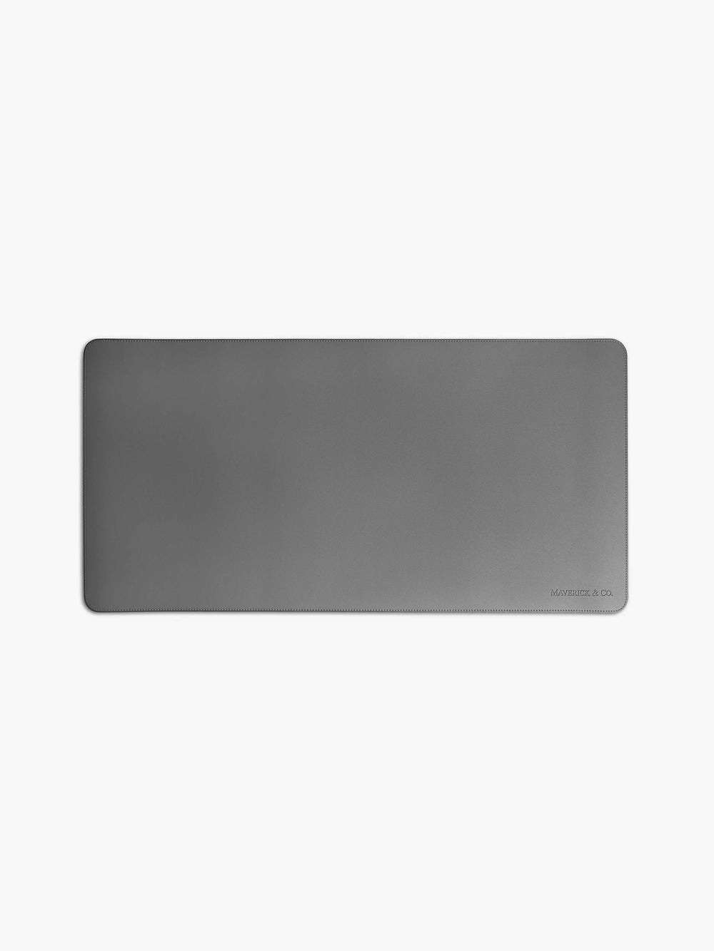 Maverick & Co. - Aspire Leather Desk Mat #color_grey