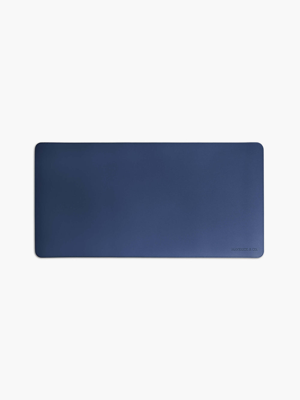 Maverick & Co. - Aspire Leather Desk Mat #color_navy