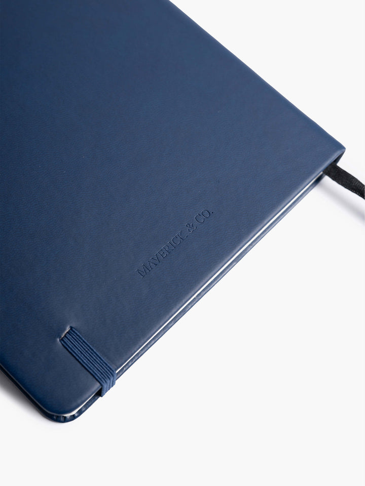 Maverick & Co. - Aspire Leather Journal #color_navy