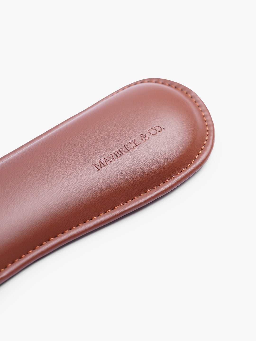 Maverick & Co. -  Aspire Leather Keybaord Wrist Rest #color_brown
