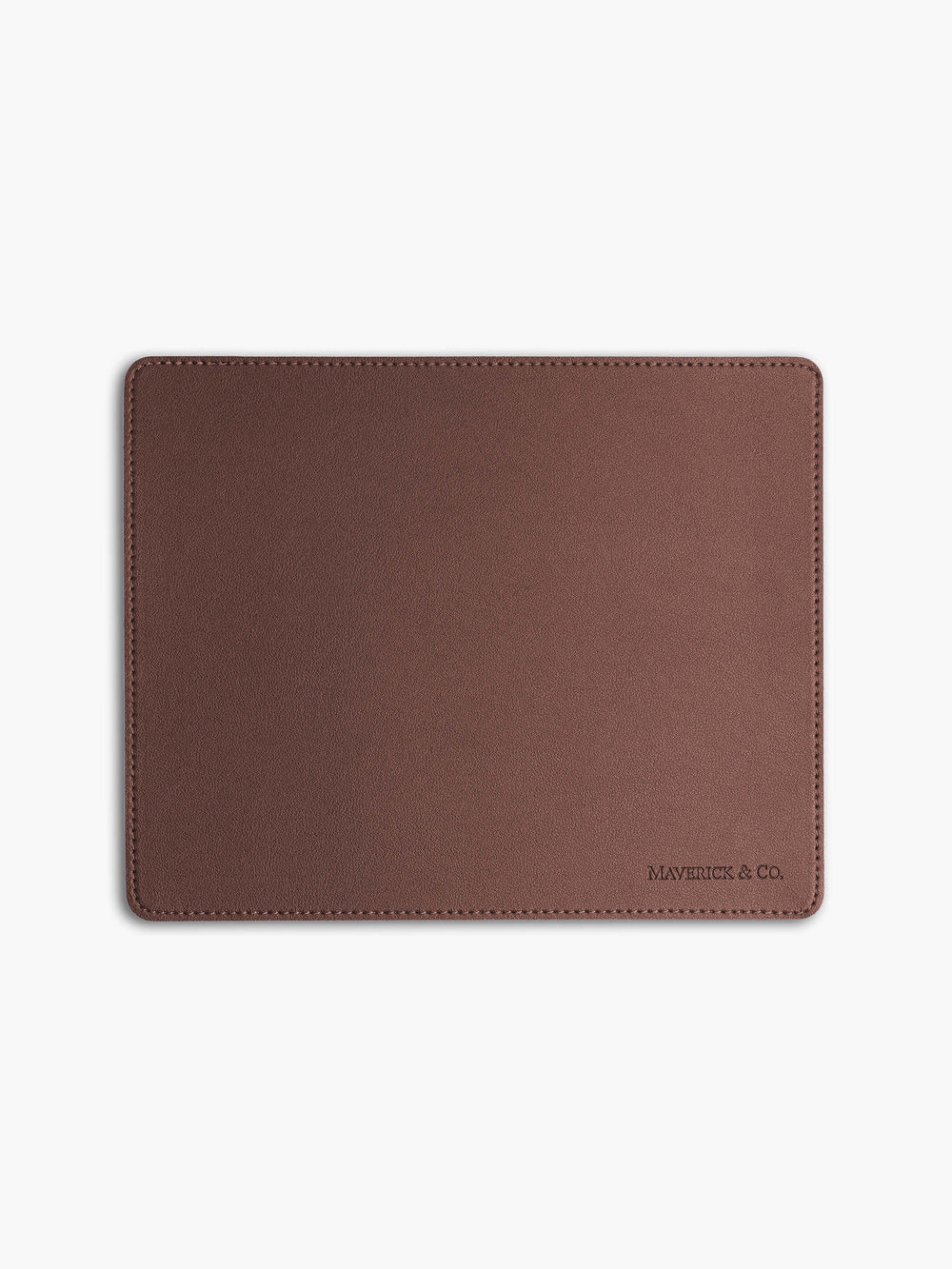 Maverick & Co. -  Aspire Leather Mouse Pad #color_brown