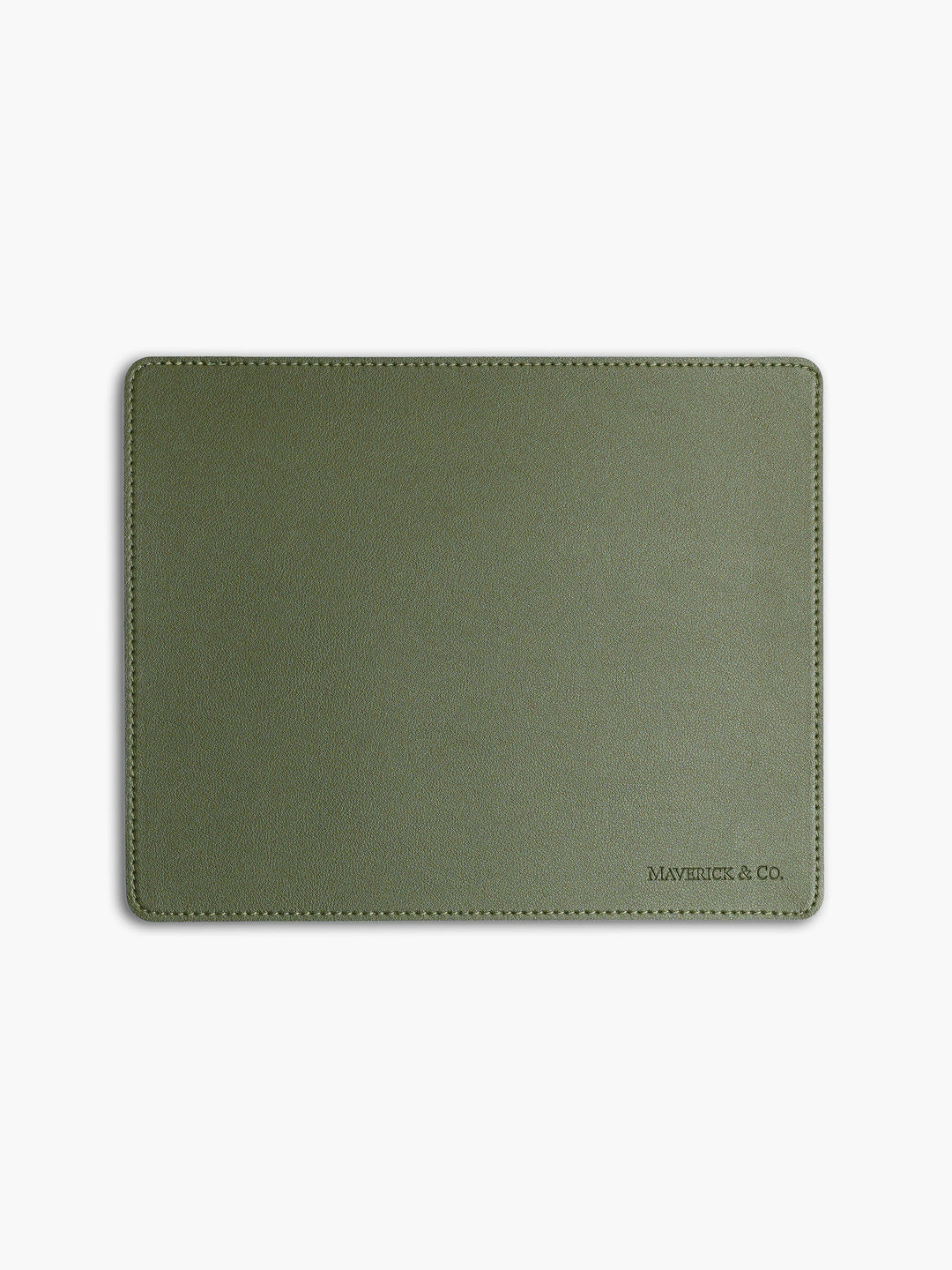 Maverick & Co. -  Aspire Leather Mouse Pad #color_green