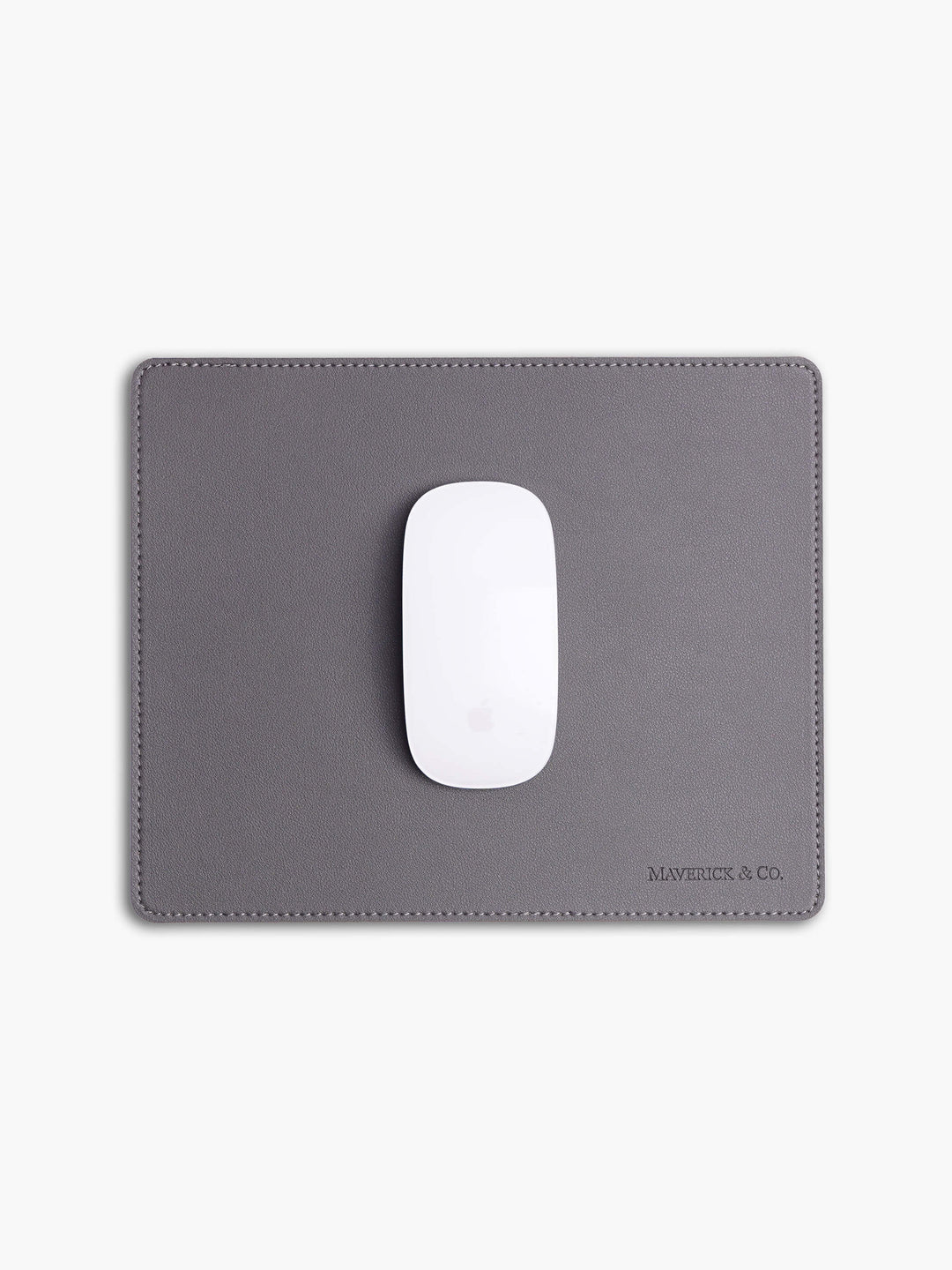 Maverick & Co. -  Aspire Leather Mouse Pad #color_gray