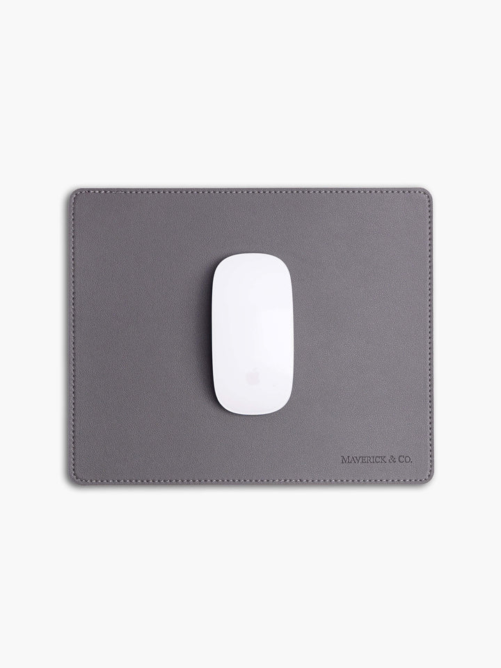 Maverick & Co. -  Aspire Leather Mouse Pad #color_gray
