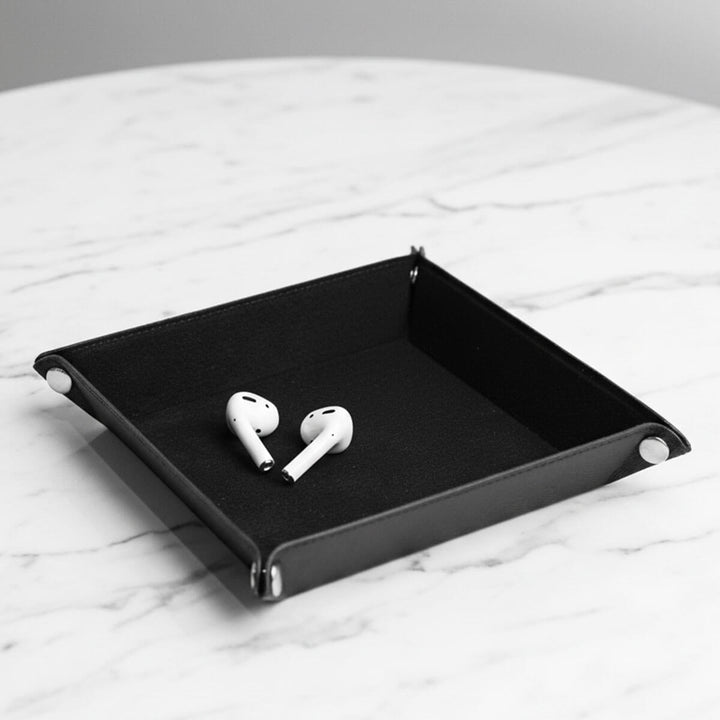 Aspire Saffiano Leather Valet Tray