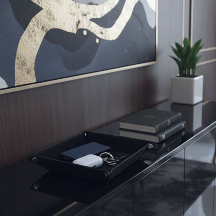 Aspire Saffiano Leather Valet Tray