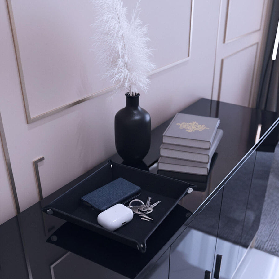 Maverick & Co. - Aspire Saffiano Leather Valet Tray