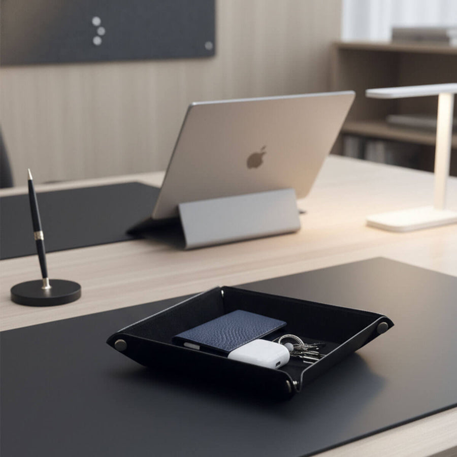 Maverick & Co. - Aspire Saffiano Leather Valet Tray
