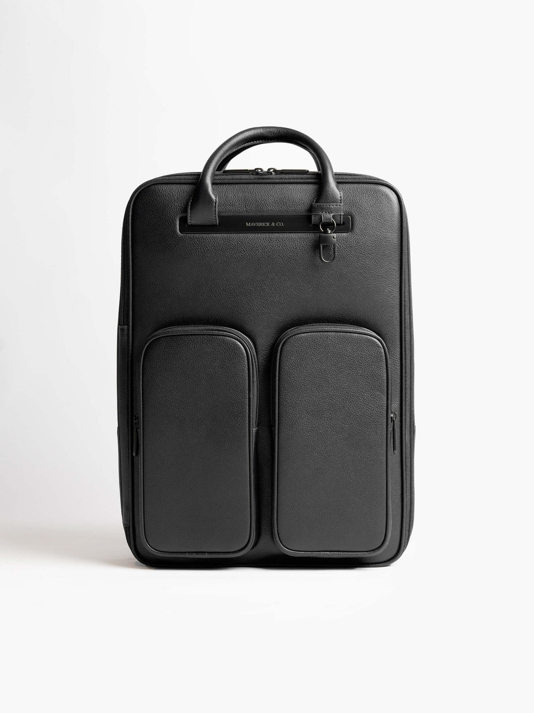 Maverick & Co. - Axis Leather Backpack #color_black
