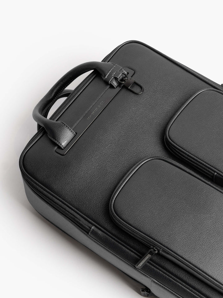 Maverick & Co. - Axis Leather Backpack #color_black