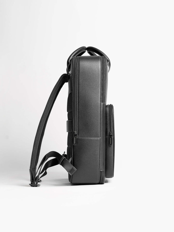 Maverick & Co. - Axis Leather Backpack #color_black