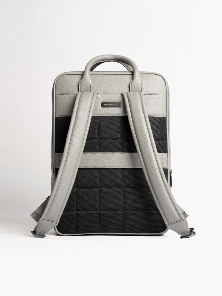 Maverick & Co. - Axis Leather Backpack #color_grey