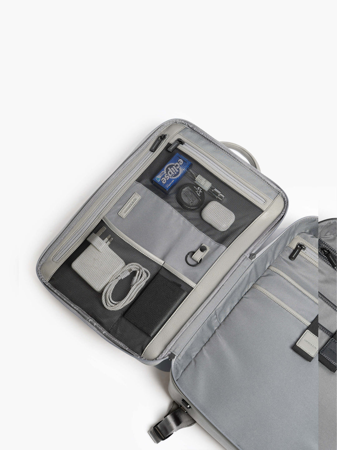 Maverick & Co. - Axis Leather Backpack #color_grey