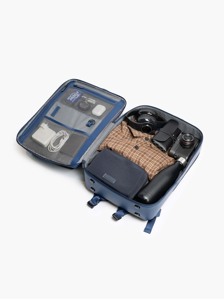 Maverick & Co. - Axis Leather Backpack  #color_navy