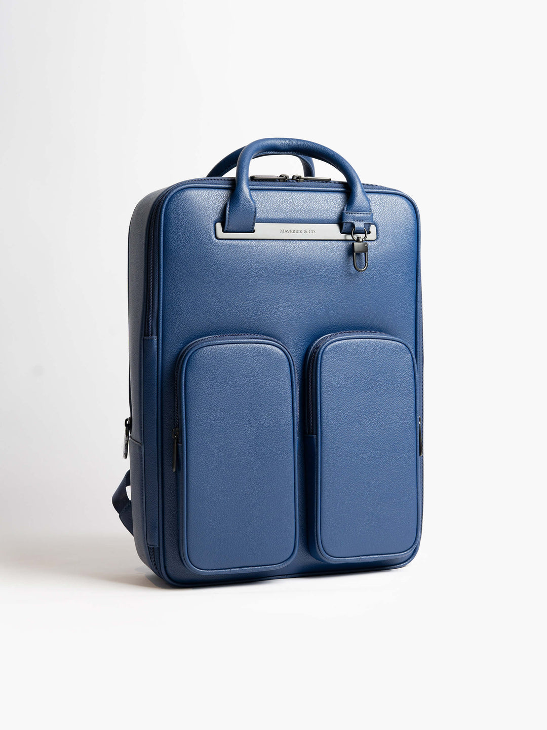 Maverick & Co. - Axis Leather Backpack  #color_navy